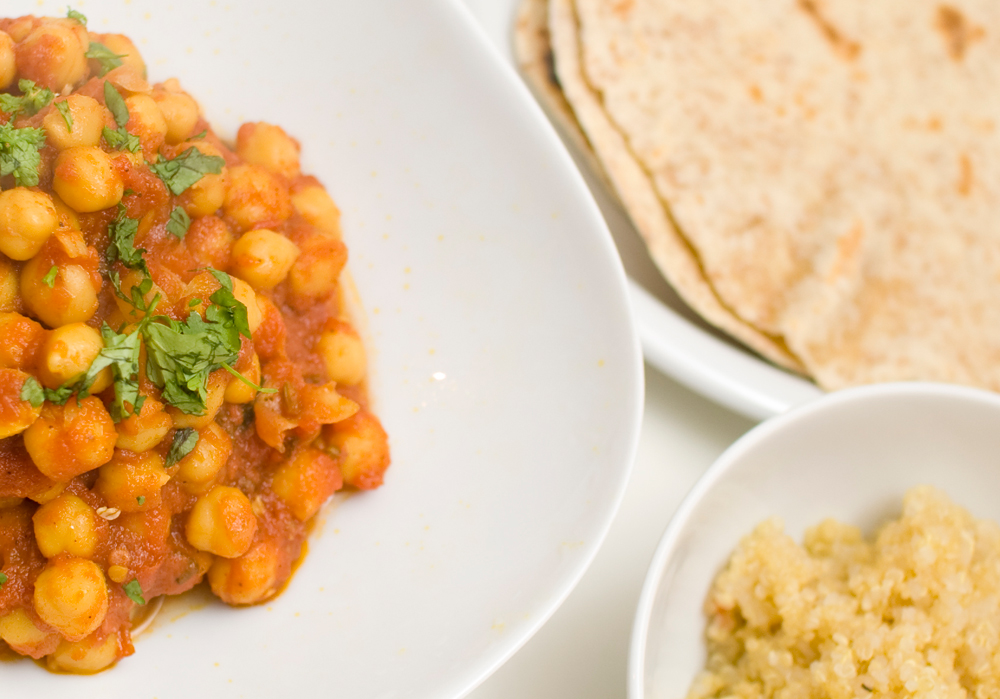 Chana masala – indisk kikertgryte