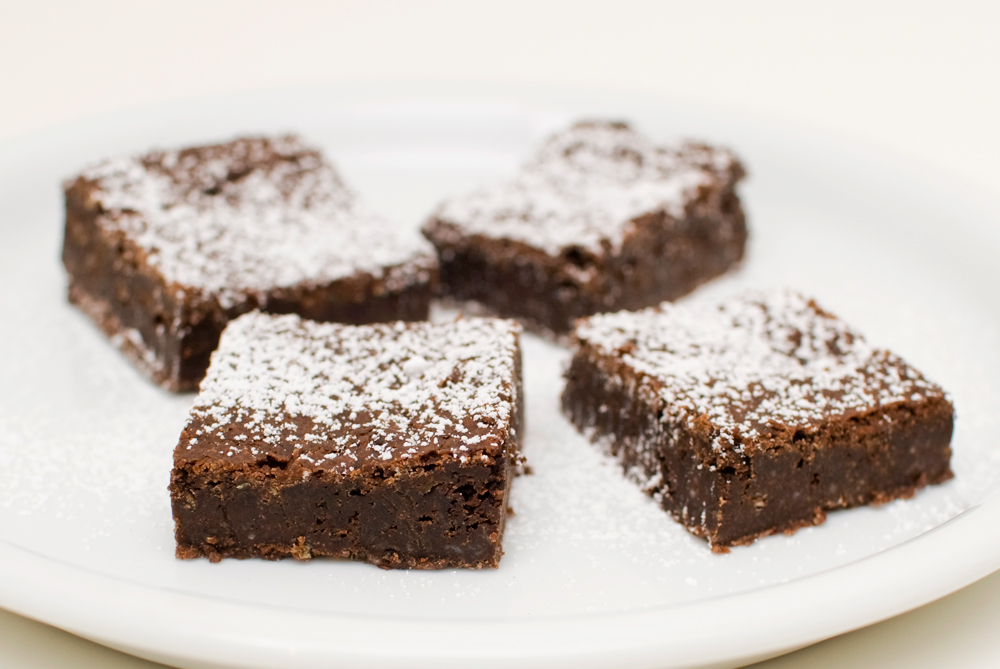 Saftige brownies