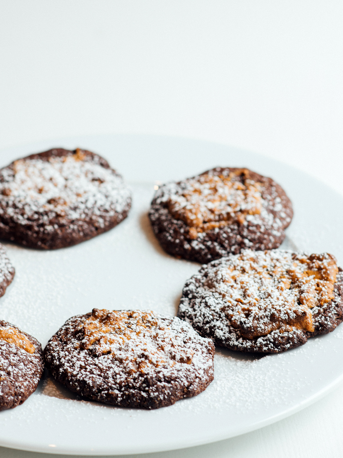 Browniecookies med peanøttsmør