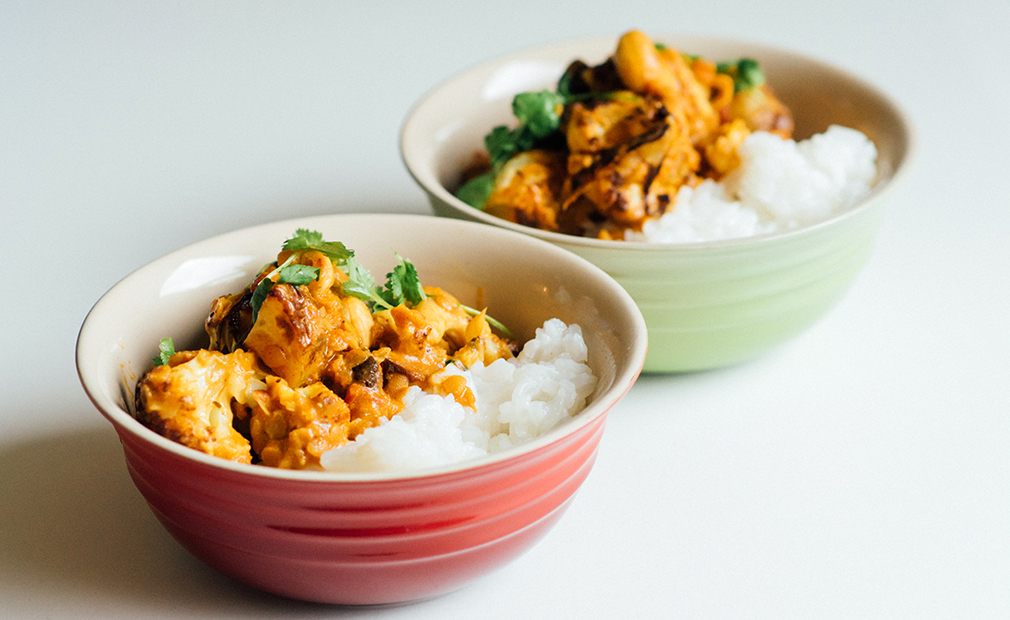 vegansk daal med grønnsaker