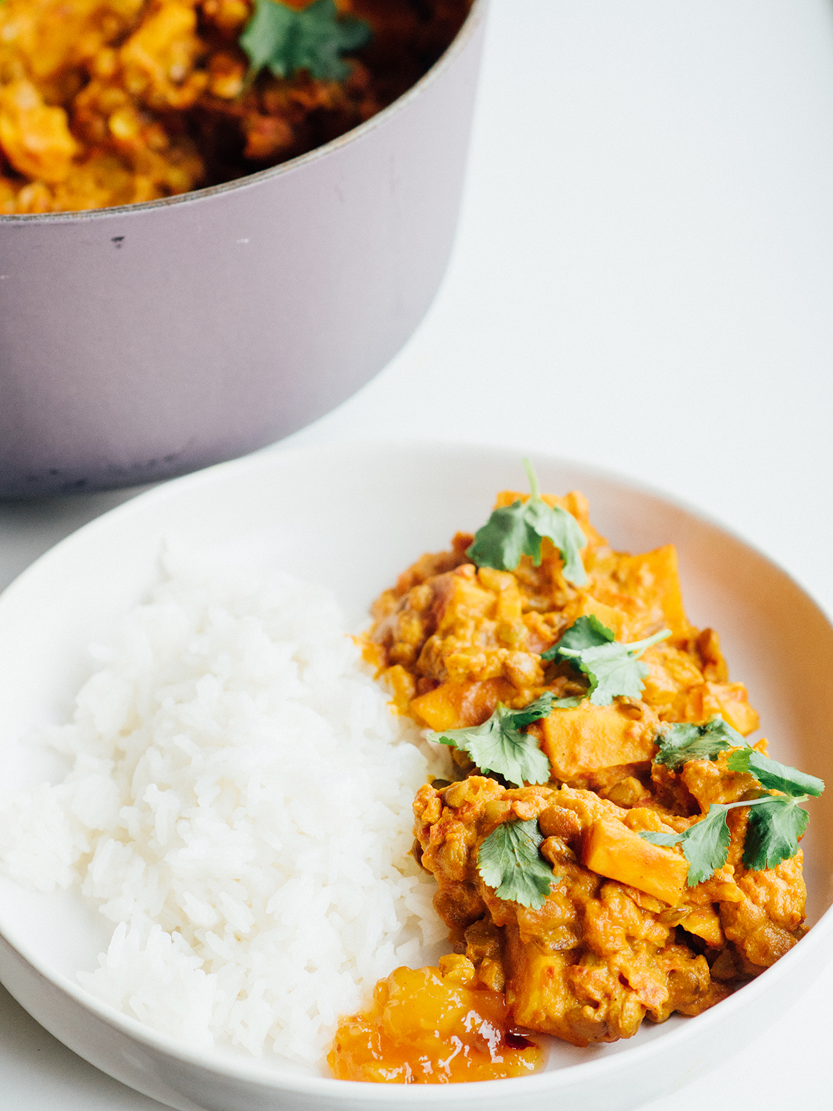 Ovnsbakt søtpotetcurry