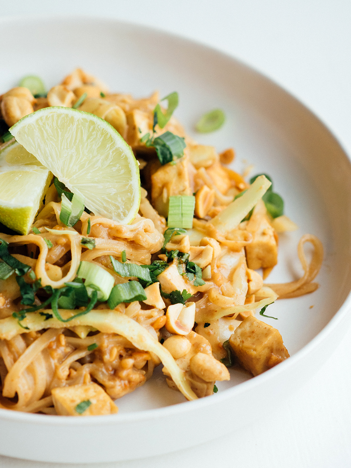 Pad thai med peanøttsaus