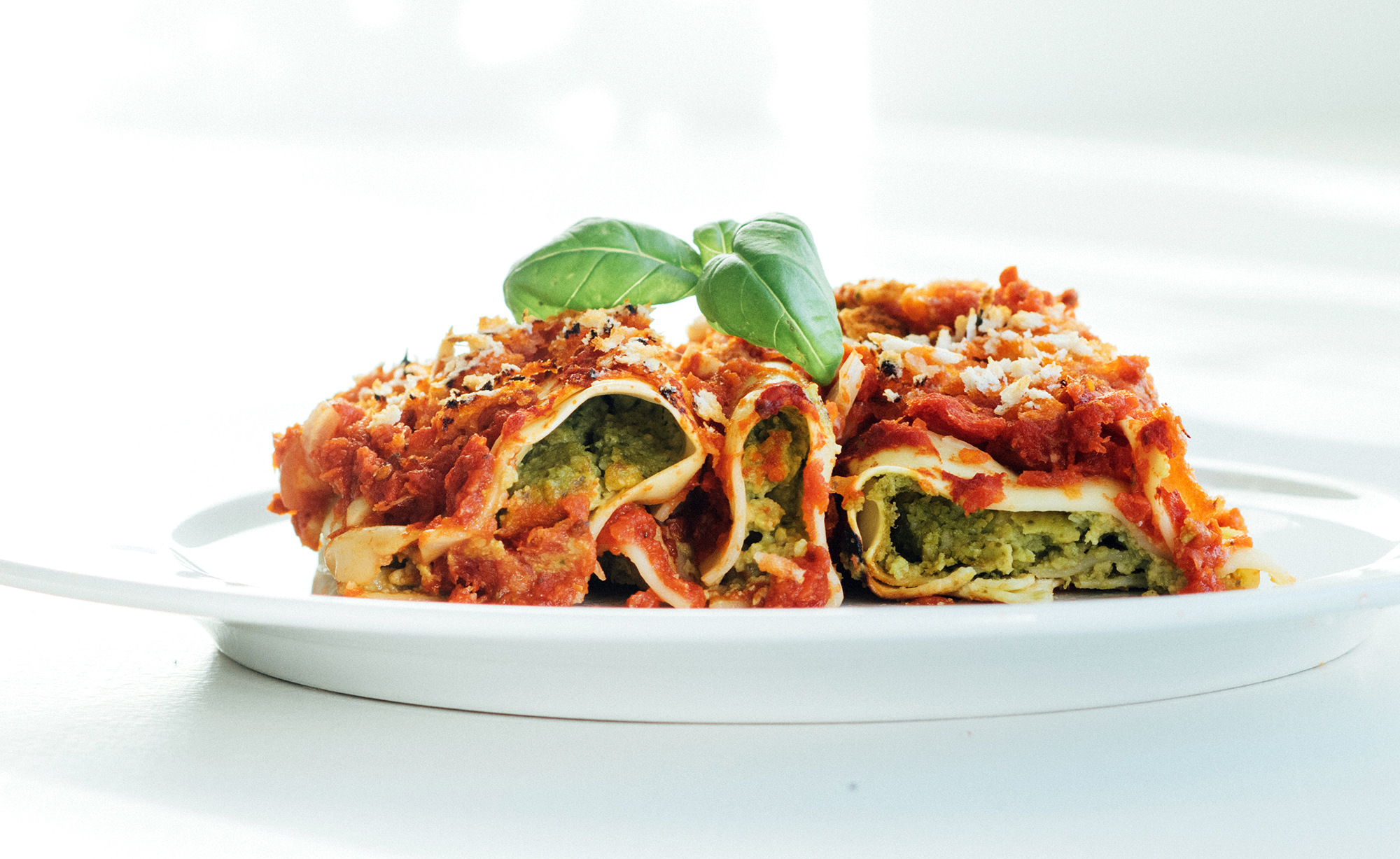 vegansk cannelloni