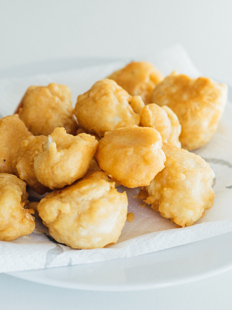 vegansk fish n chips med blomkål