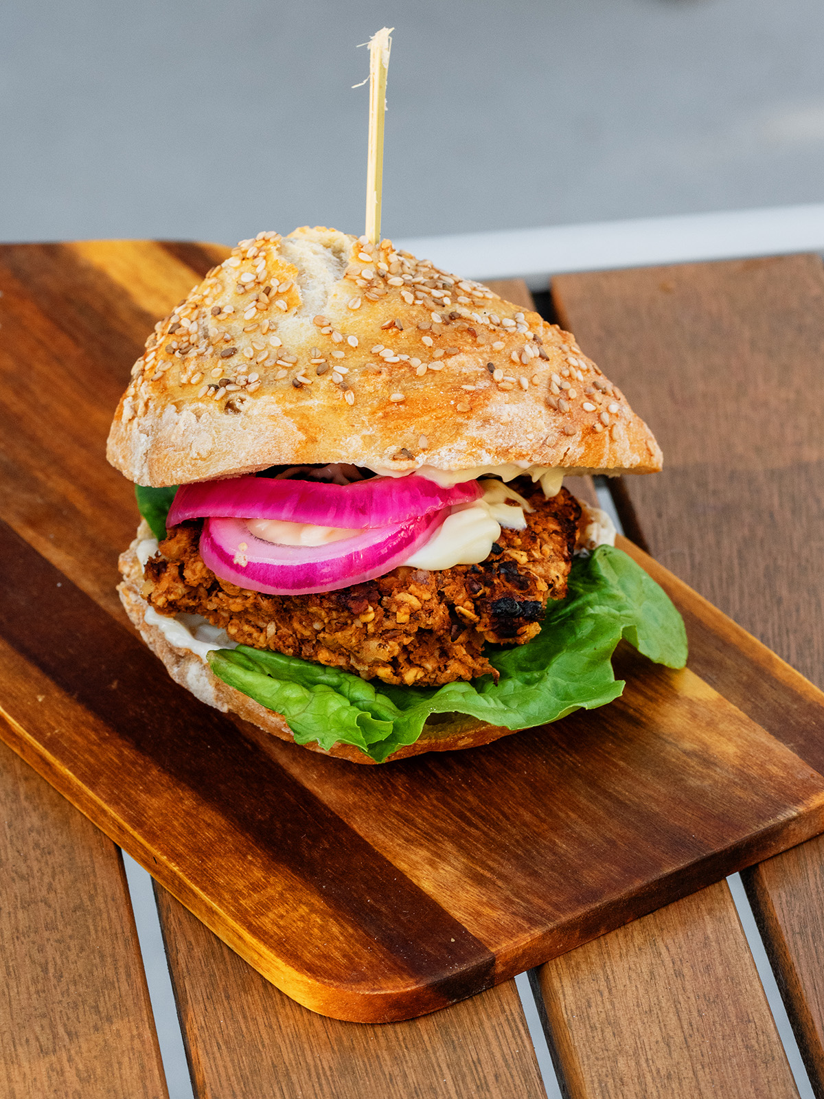 Veggisburger til grillen