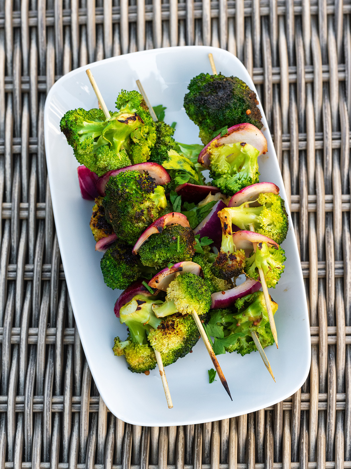 Brokkoligrillspyd