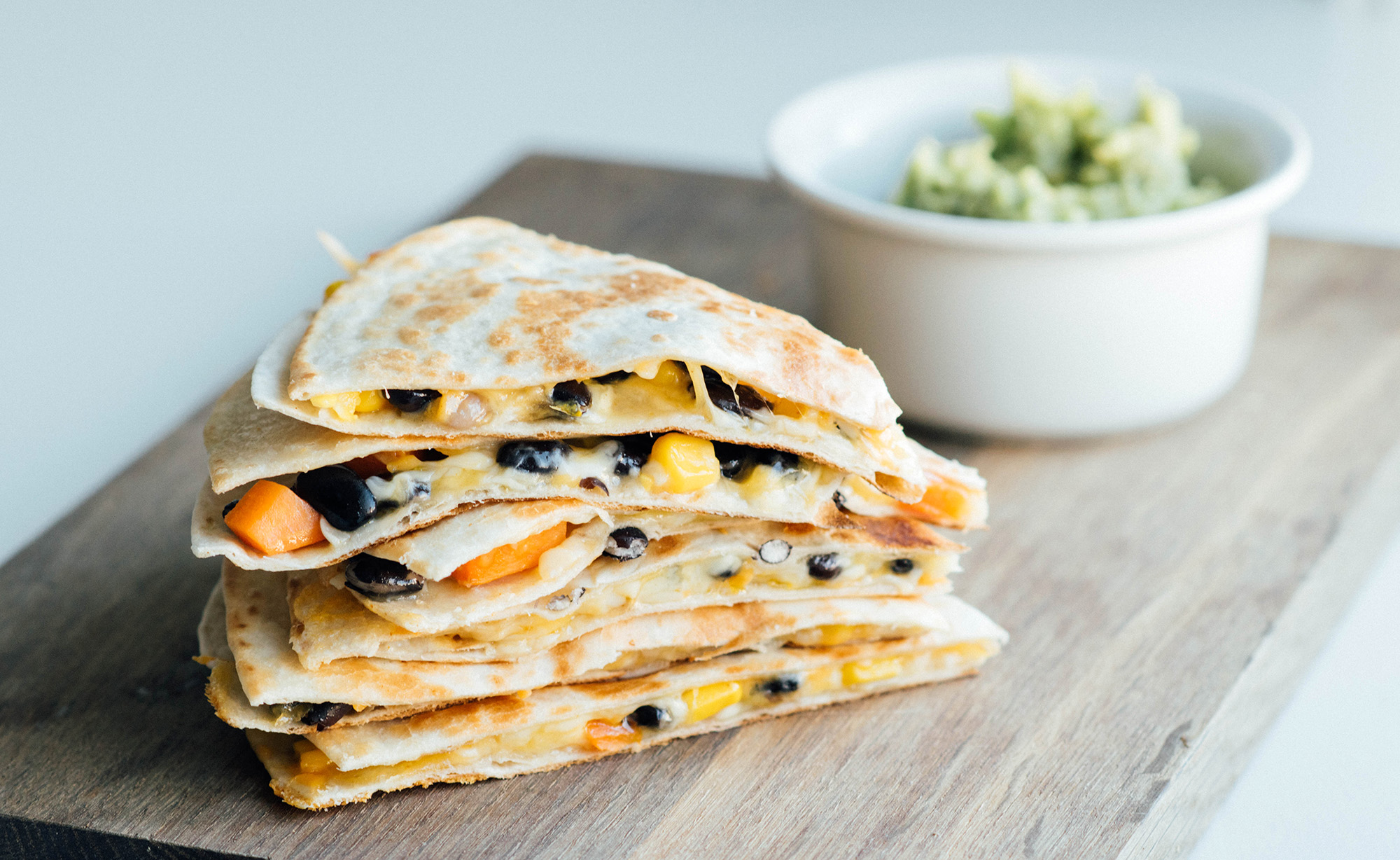 vegansk quesadilla