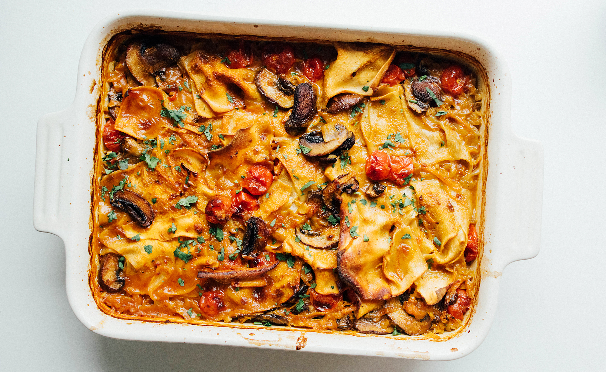 indisk vegansk lasagne oppskrift