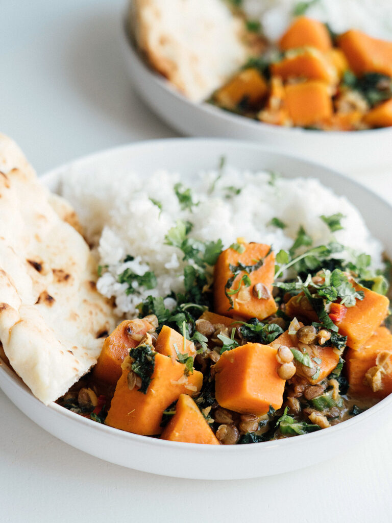 vegansk søtpotetgryte oppskrift