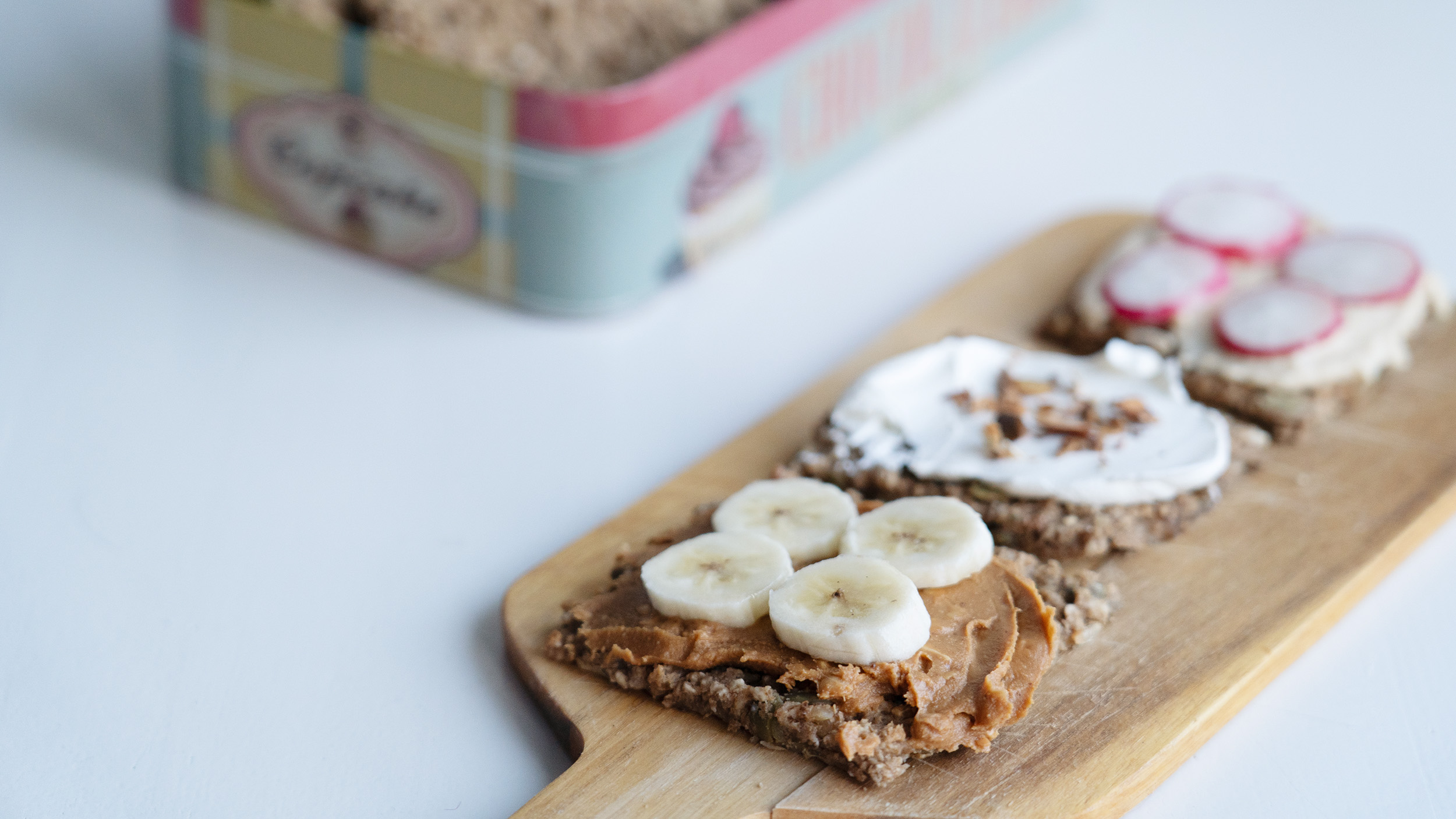 Knekkebrød med valnøtter